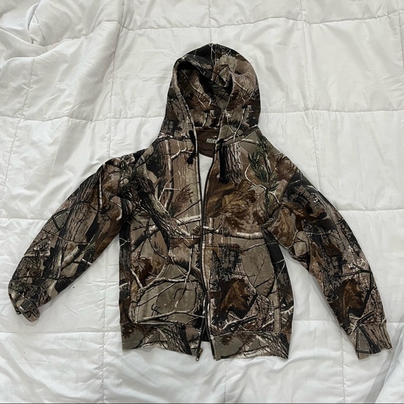 camo zip up hoodie - Picture 1 of 3